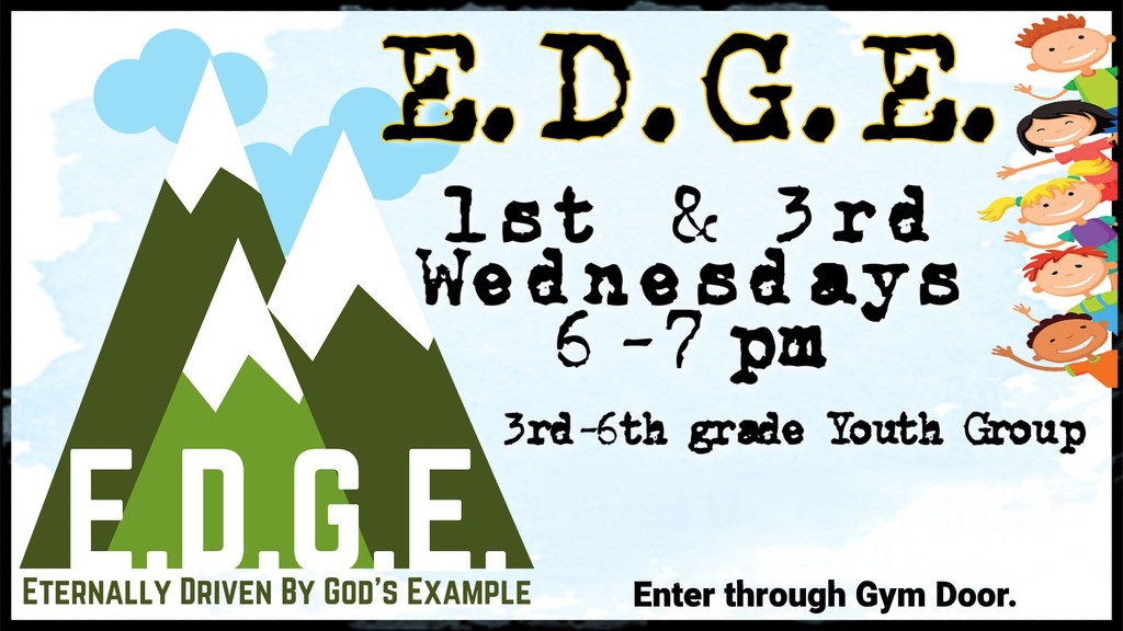 EDGE Kids Night (3rd–6th Grade)